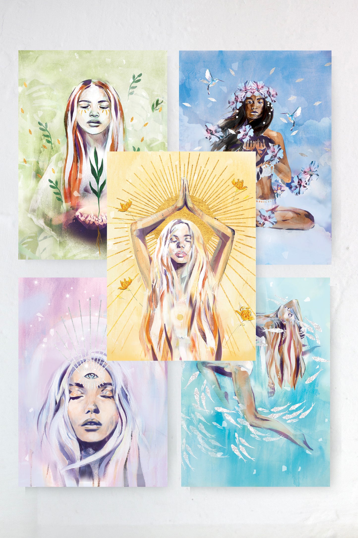 Golden Keys of Gaia Postcard Set