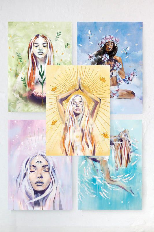 Golden Keys of Gaia Postcard Set