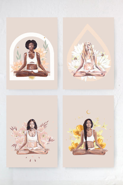 Meditation Muse Postcard Set