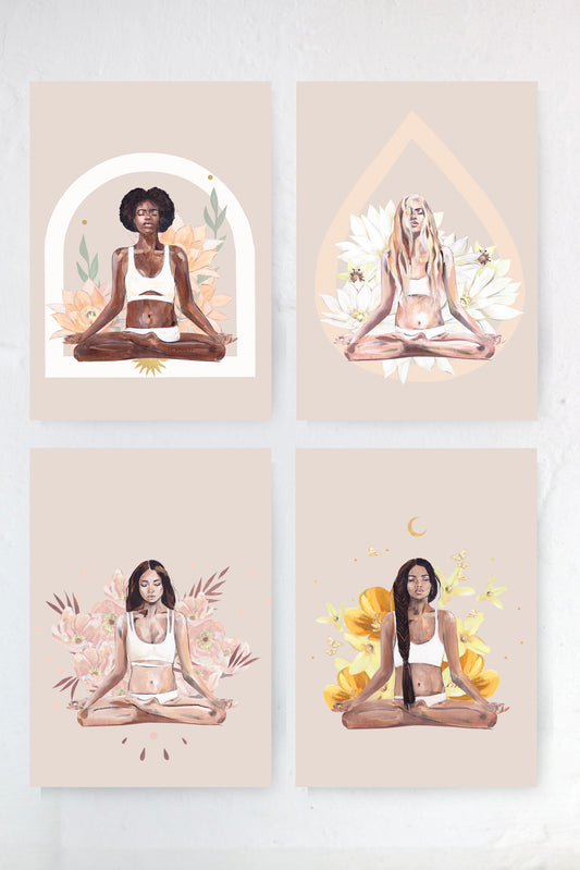 Meditation Muse Postcard Set